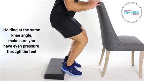 mini squat heels raise double leg isometric youtube