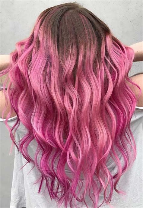 55 lovely pink hair colors tips for dyeing hair pink glowsly dark pink hair pink ombre hair