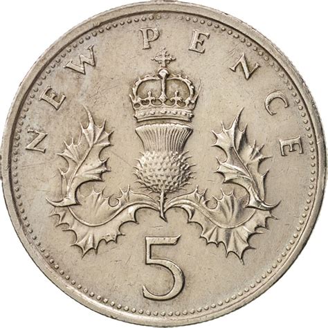 Five Pence 1980 Coin From United Kingdom Online Coin Club