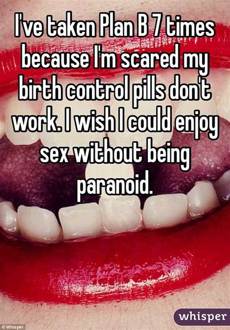 whisper users reveal their birth control confessions daily mail online