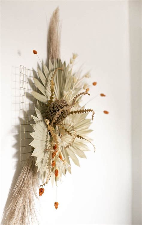 Diy Dried Flower Wall Hanging Flower Party Hanging Flower