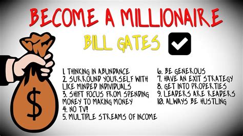 How To Become A Millionaire Bill Gates Youtube