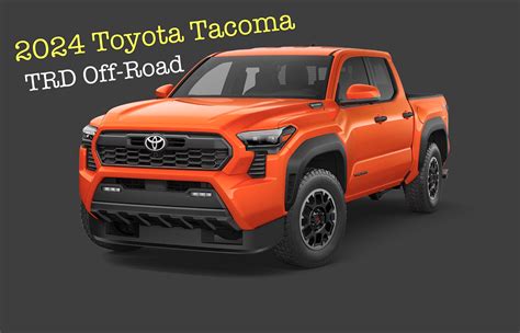 Whoa The 2024 Toyota Tacoma Trd Off Road Has A Very Low Front Air Dam