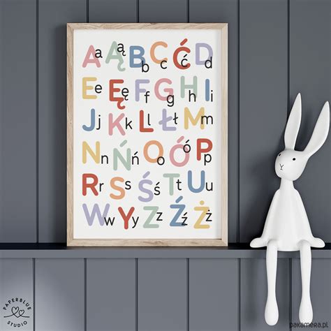 Alfabet Plakat Edukacyjny Pakamera Pl