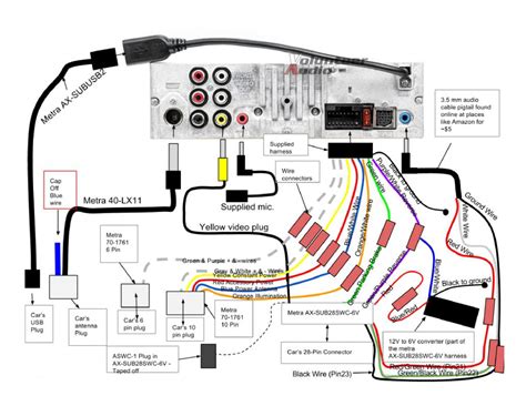 Sony Drive 5 Car Stereo Wiring Diagram