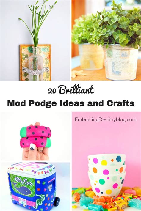 20 Brilliant Mod Podge Crafts And Ideas Embracing Destiny