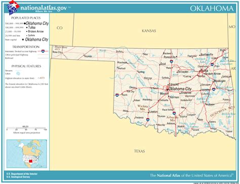 United States Geography For Kids Oklahoma