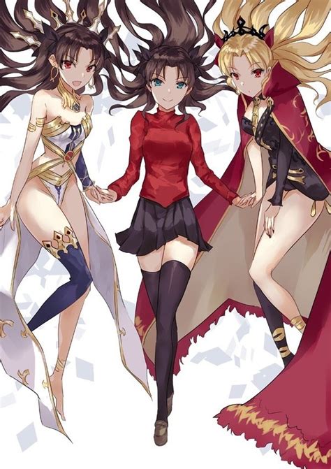 Is Ishtar From Fate Grand Order Tosaka Rin Because Analyzing Space Ishatars Face She Looks