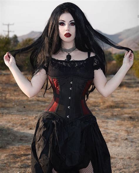 Kristianoneandonly Gothic Fashion Women Goth Beauty Hot Goth Girls