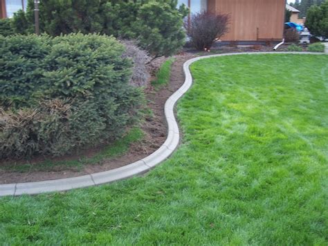 During hot weather or when installing larger quantities begin watering once you have laid half or a small section. Superb Concrete Landscape Curbing #13 Do It Yourself Concrete Edging | Newsonair.org