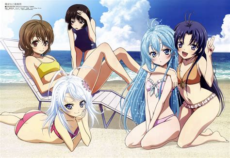 Wallpaper Illustration Anime Girls Artwork Beach Cartoon Bikini Denpa Onna To Seishun