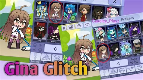 Today i downloaded the gacha life app in order to test out the creepy glitch about gina & things get really scary. Gacha Life Gina Glitch - YouTube