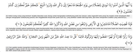 That does not mean that one must hunt, but that one may hunt if one so likes. Solat Jumaat - Permata Ilmu Islam
