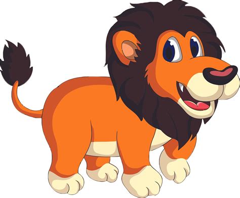 Lion Lions King Of The Jungle Zoo Safari Wild Animals Cartoon Design
