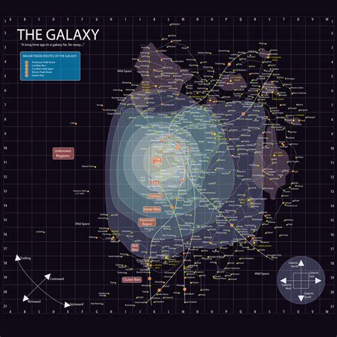 Map Of The Star Wars Galaxy Maps On The Web