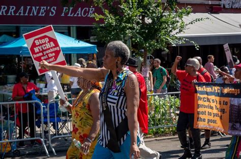 The African American Day Parade In Harlem New York City Editorial