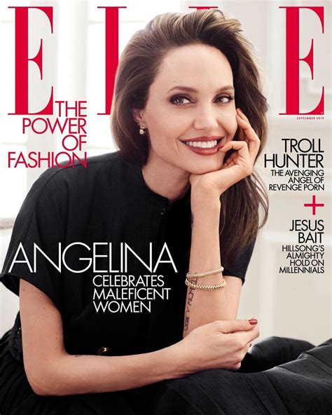 Must Read Angelina Jolie Covers The September 2019 Issue Of Elle