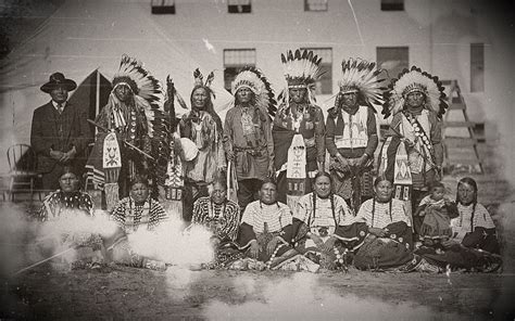 Sicangu Lakota Group From Rosebud Reservation In South Dakota No Date