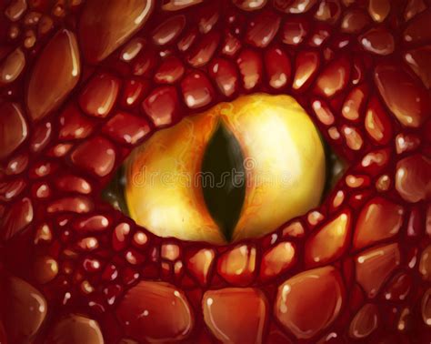 Yellow Dragon Eye Stock Illustration Illustration Of Scale 45426754