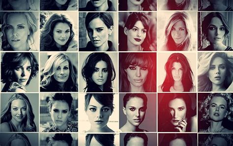 1024x600px Free Download Hd Wallpaper Celebrity Collage Women