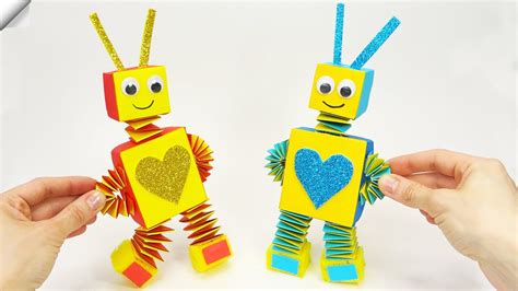 Paper Robot Moving Paper Toys Easy Paper Crafts Youtube