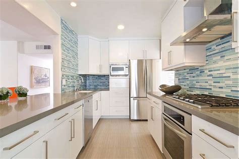 Maybe you would like to learn more about one of these? Caesarstone Concrete Quartz Kitchen Countertops with Blue ...