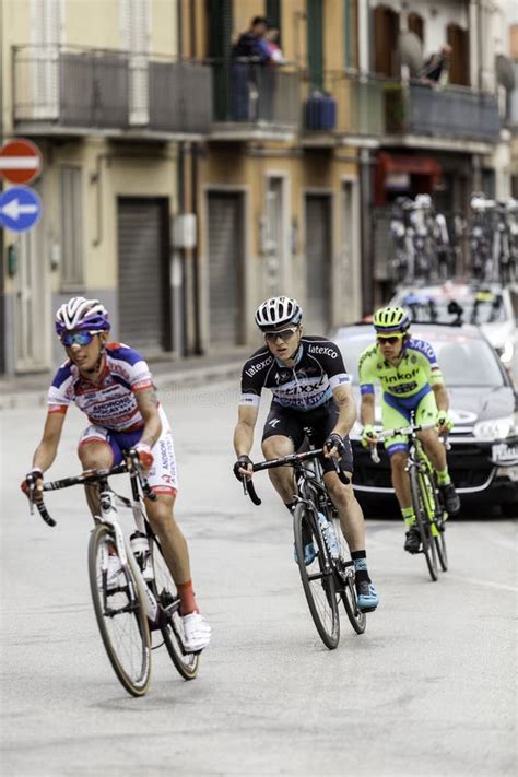 Benevento 17th May 2015 Giro D Italia 2015 Cyclist On Bike Race