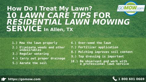 How Do I Treat My Lawn 10 Lawn Care Tips For Residential Lawn Mowing