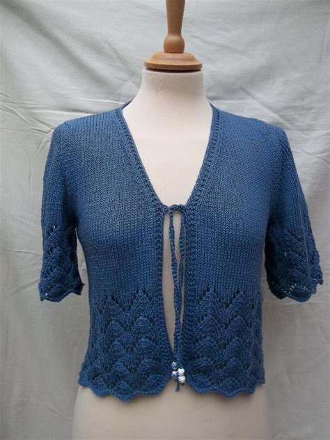 Free Knitting Patterns For Boleros And Shrugs Free Knitting Pattern For