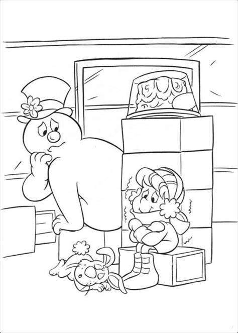 Desenhos De Frosty Em Casa Para Colorir E Imprimir Colorironline