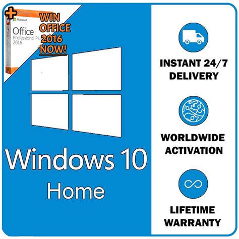 Windows 10 Home 32 64bit Professional License Key Original Code Oem