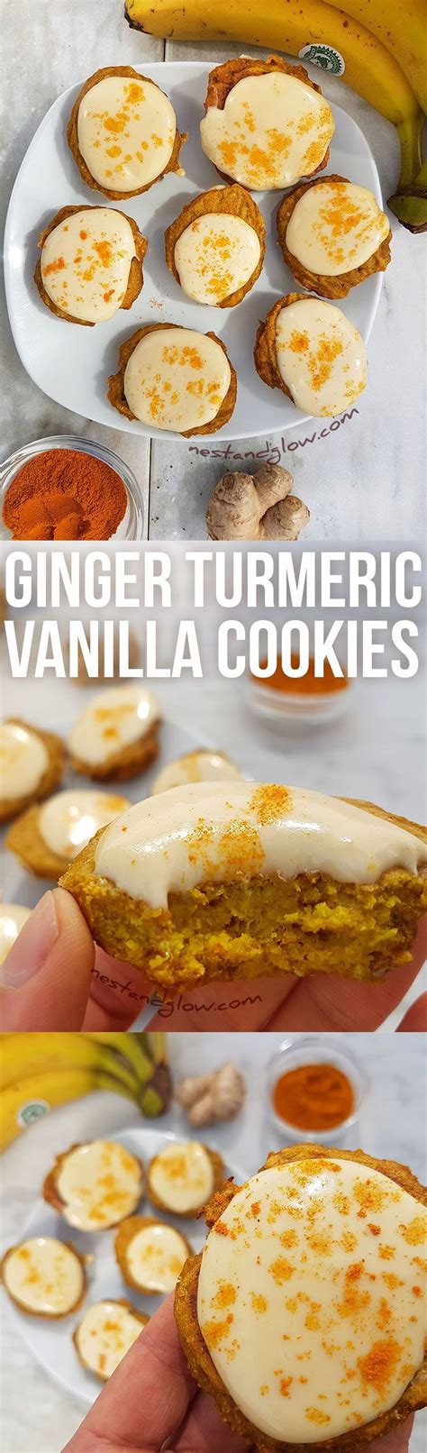 Add vanilla, eggs and then all the wonderful spices like the fresh turmeric and ginger. Ginger Turmeric Cashew Cookies | Recipe (With images ...