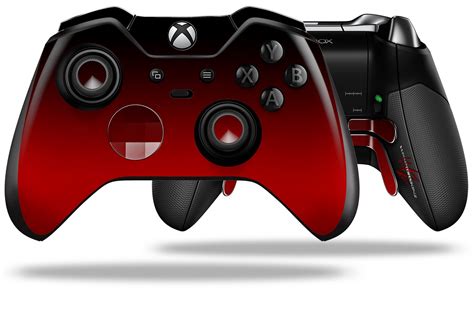 Smooth Fades Red Black Decal Style Skin Fits Microsoft Xbox One Elite