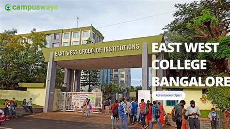 East West College Bangalore East West Group Of Institutions Bangalore Overview Youtube