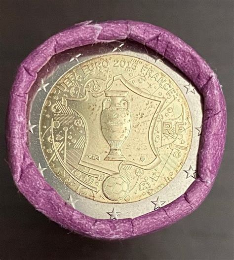 France 2 Euro 2016 Commemorative 25 Pieces In Roll Catawiki
