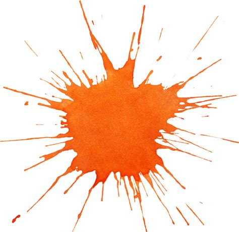 Download Hd Clip Art Free Stock Paintball Clipart Orange Splash