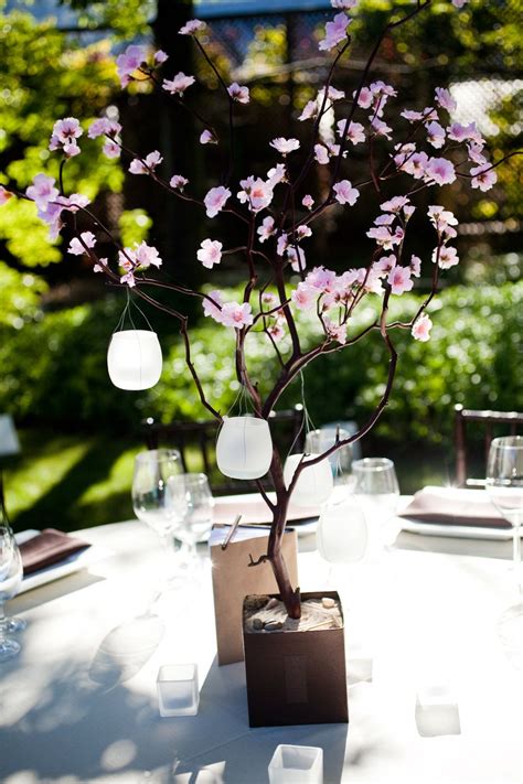 Cherry Blossom Centerpiece With Hanging By Taoelementalcreation 2500 Cherry Blossom