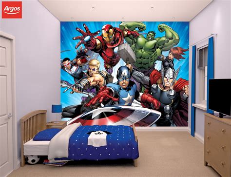 Marvel Avengers 8ft X 10ft Wall Mural Walltastic