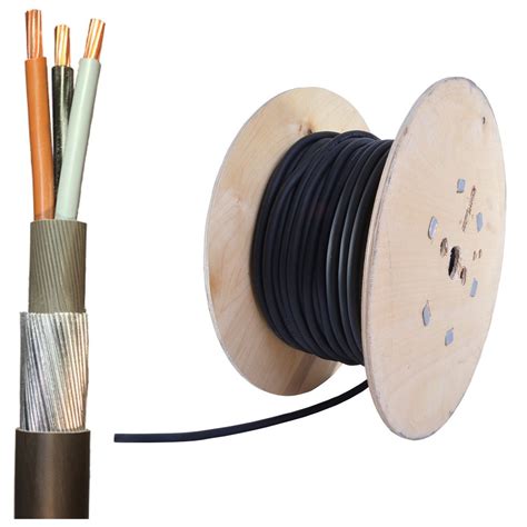 All Lengths Swa Steel Wire Armoured 4mm 3 Core Cable Outdoor Cable