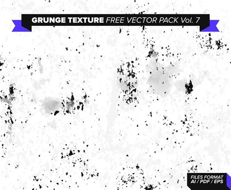 Grunge Texture Free Vector Pack Vol 7 Vector Art And Graphics