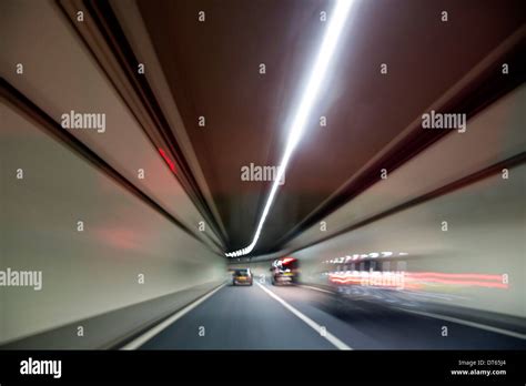Birmingham Road Tunnels Pictured The Driving Through The Queensway