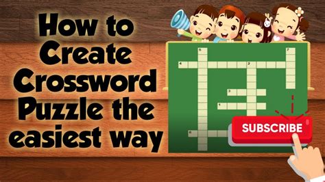 Crossword puzzles are a great way to introduce teaching subjects, learn vocabulary, practice spelling of words, and even flex your students' logical reasoning muscles. How to make Crossword Puzzle the easiest way- Step-by-step ...