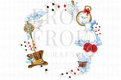 Alice In Wonderland Clip Art Borders