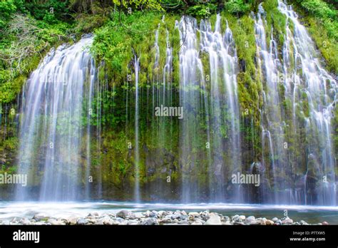 Mossbrae Falls In Dunsmuir California Stock Photo Alamy