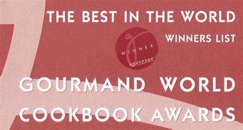 Es necesario registrarse en la plataforma con lo que además podrá empezar a disfrutar del resto de utilidades como la consulta a la mejor base bibliográfica, la compra de cheques regalo para terceros y la creación de múltiples. Gourmand World Cookbook 2009 | Gastronomía & Cía