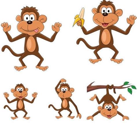 Funny Monkey Free Clip Art Free Set Of Cartoon Funny