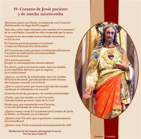 Letanías Al Sagrado Corazón De Jesús 19 In 2021