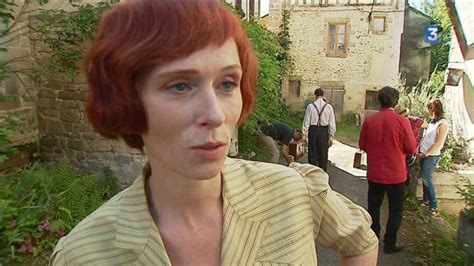 Audrey Fleurot sur le tournage de Un village français ultime saison