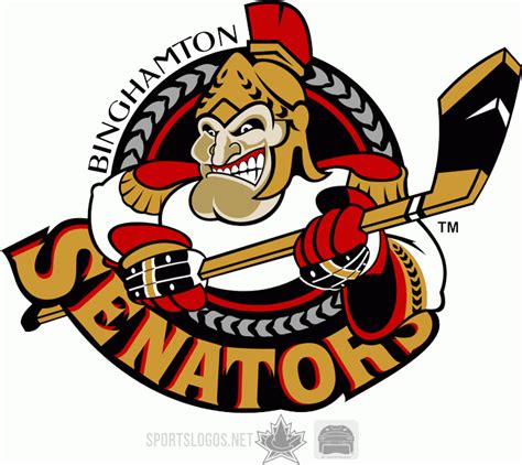 Binghamton Senators Primary Logo American Hockey League Ahl Chris