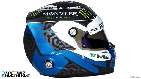 The helmet that valtteri used to kick off his debut season with the mercedes f1 team. Valtteri Bottas helmet, Mercedes, 2018 · RaceFans